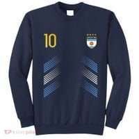 Argentina Soccer Fans Jersey Argentinian Flag Football Lover Sweatshirt thumb 0