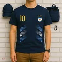 Argentina Soccer Fans Jersey Argentinian Flag Football Lover T-Shirt thumb 6