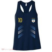 Argentina Soccer Fans Jersey Argentinian Flag Football Lover Women's Tank Top thumb 0