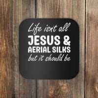 Aerial Silks for or Women I Love Aerial Silks Hobby Coaster thumb 0