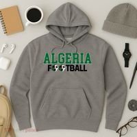 Algeria Soccer Fan Team Gear Hoodie thumb 3