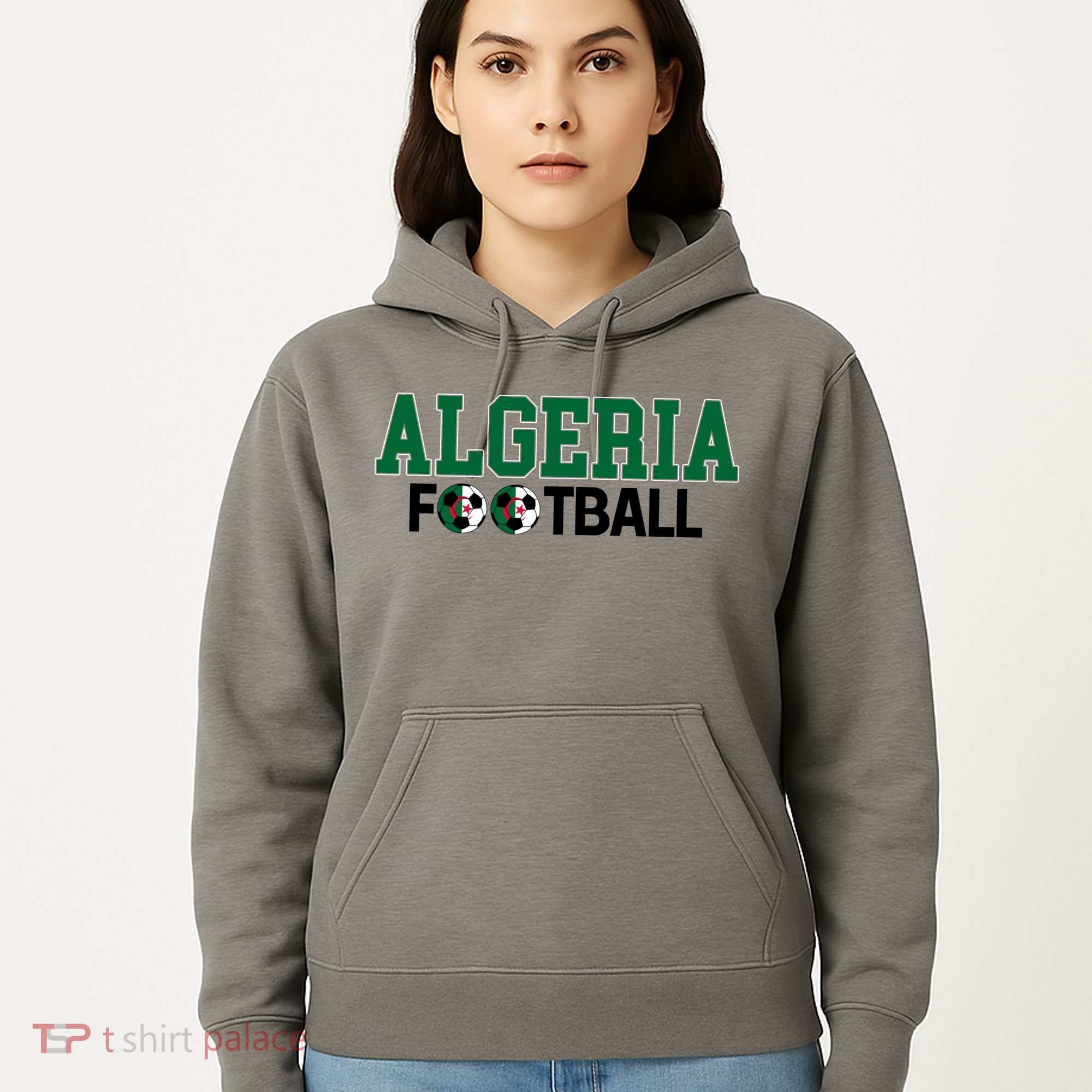 Algeria Soccer Fan Team Gear Hoodie