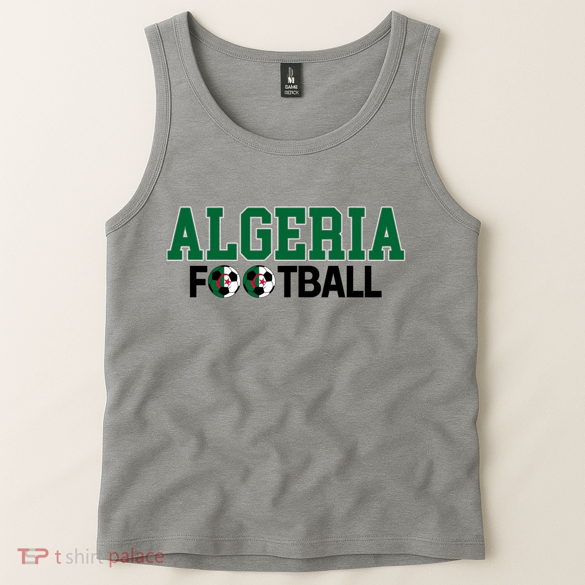 Algeria Soccer Fan Team Gear Tank Top