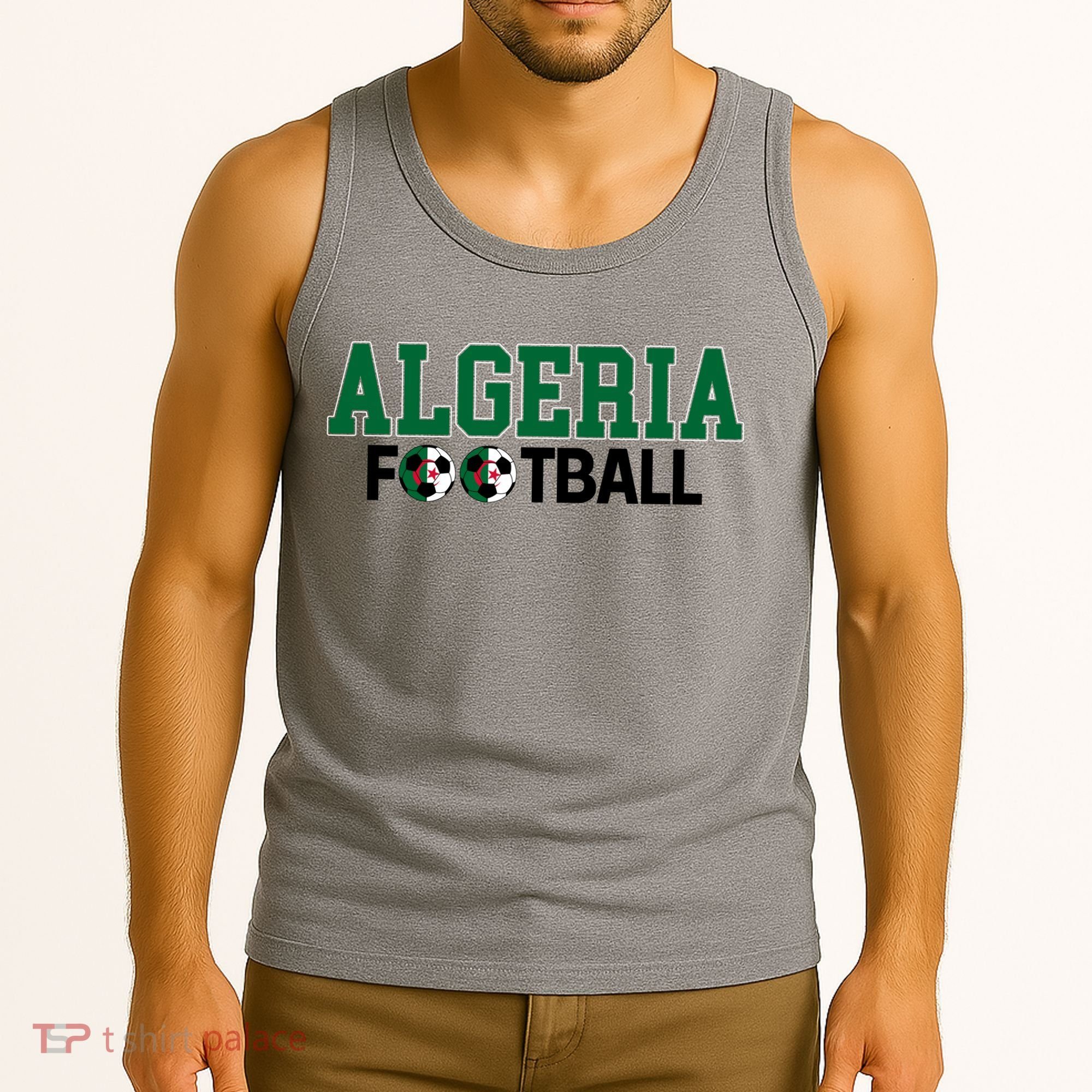 Algeria Soccer Fan Team Gear Tank Top
