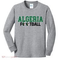 Algeria Soccer Fan Team Gear Kids Long Sleeve Shirt thumb 0