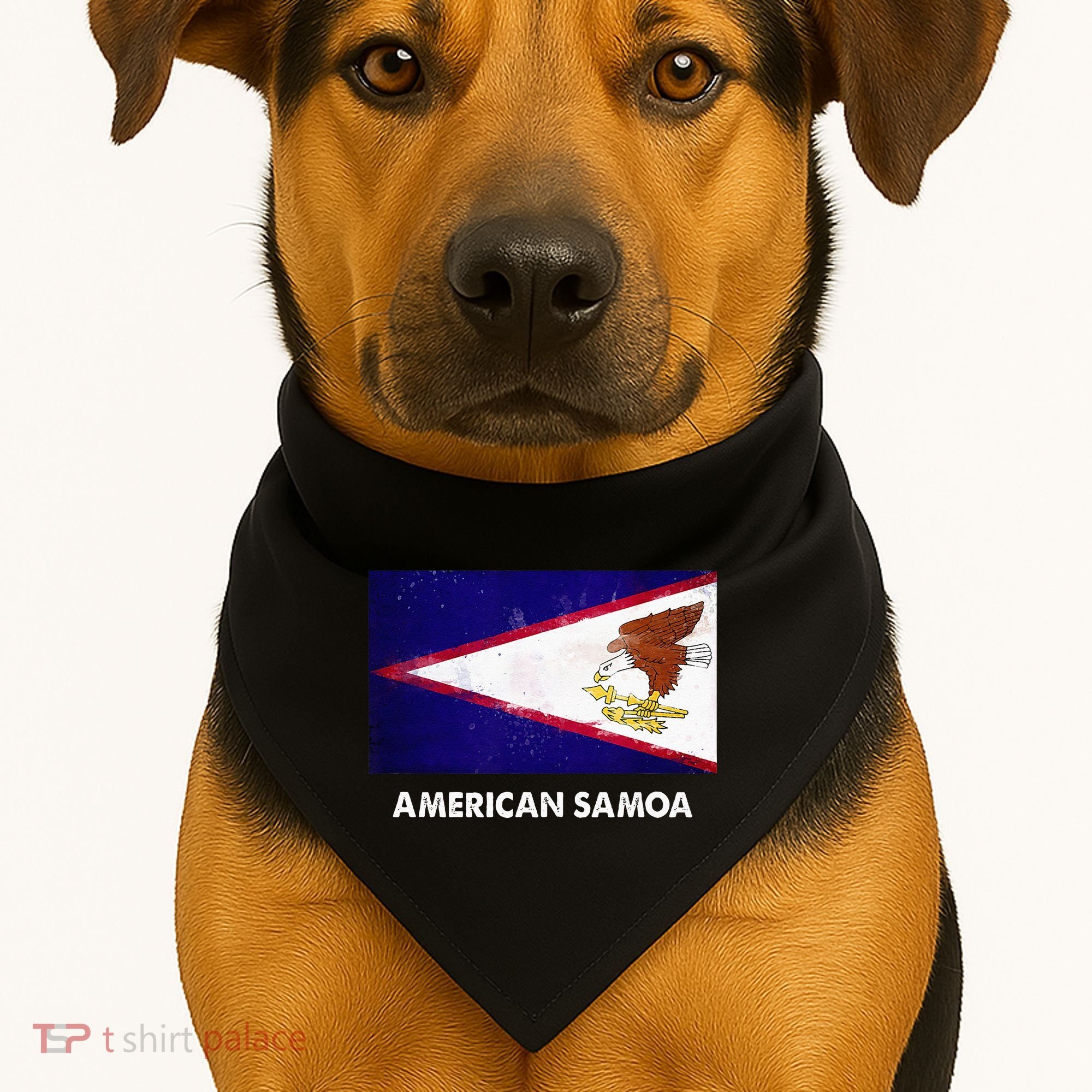 American Samoa Flag American Samoan USA-Made Doggie Bandana