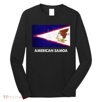 American Samoa Flag American Samoan Long Sleeve Shirt