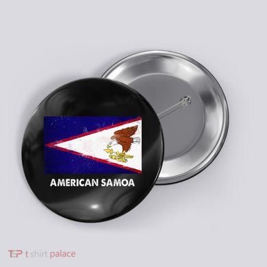 American Samoa Flag American Samoan Button