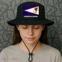 American Samoa Flag American Samoan Bucket Hat thumb 3