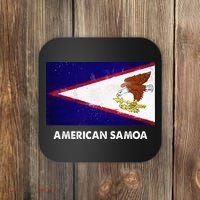 American Samoa Flag American Samoan Coaster thumb 0