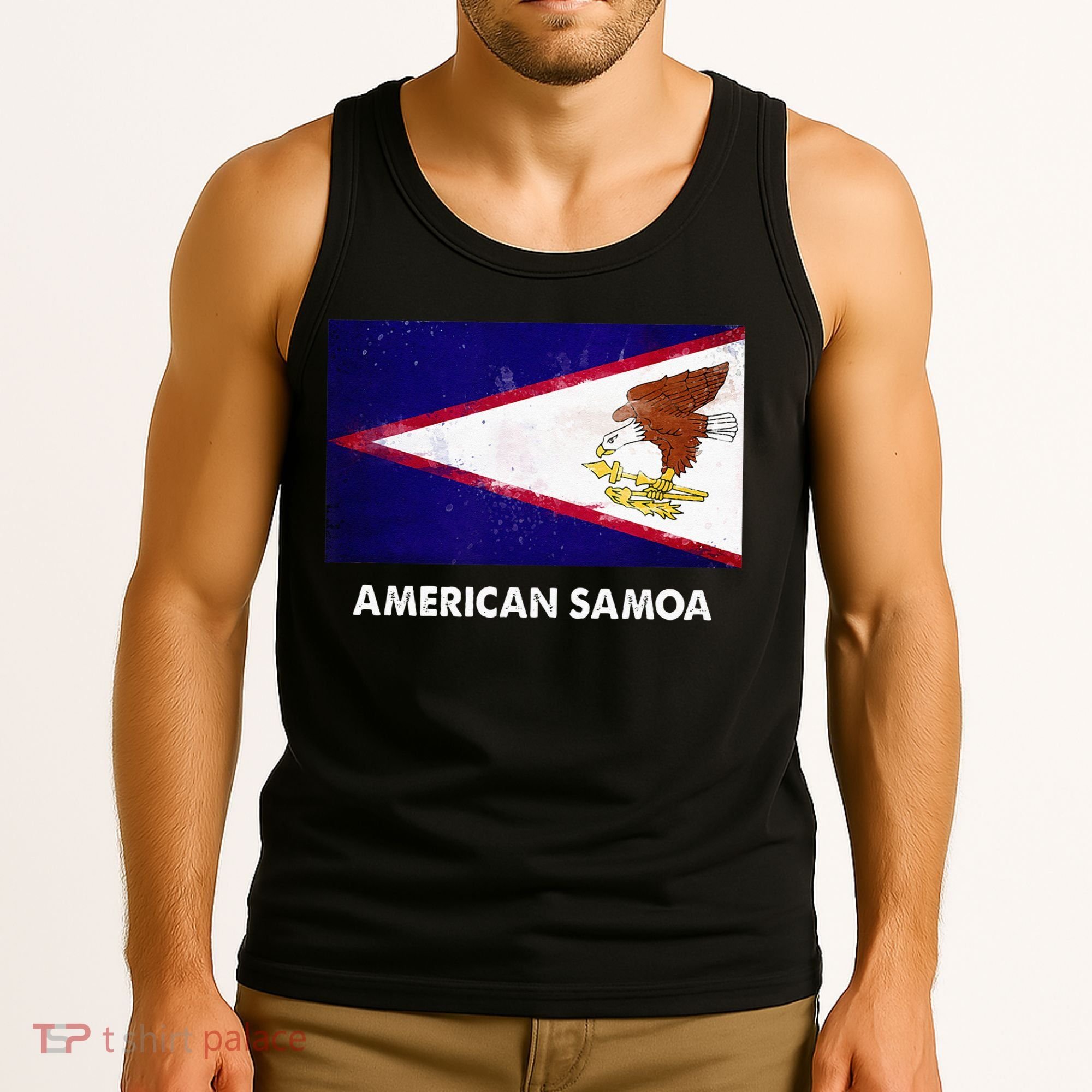 American Samoa Flag American Samoan Tank Top