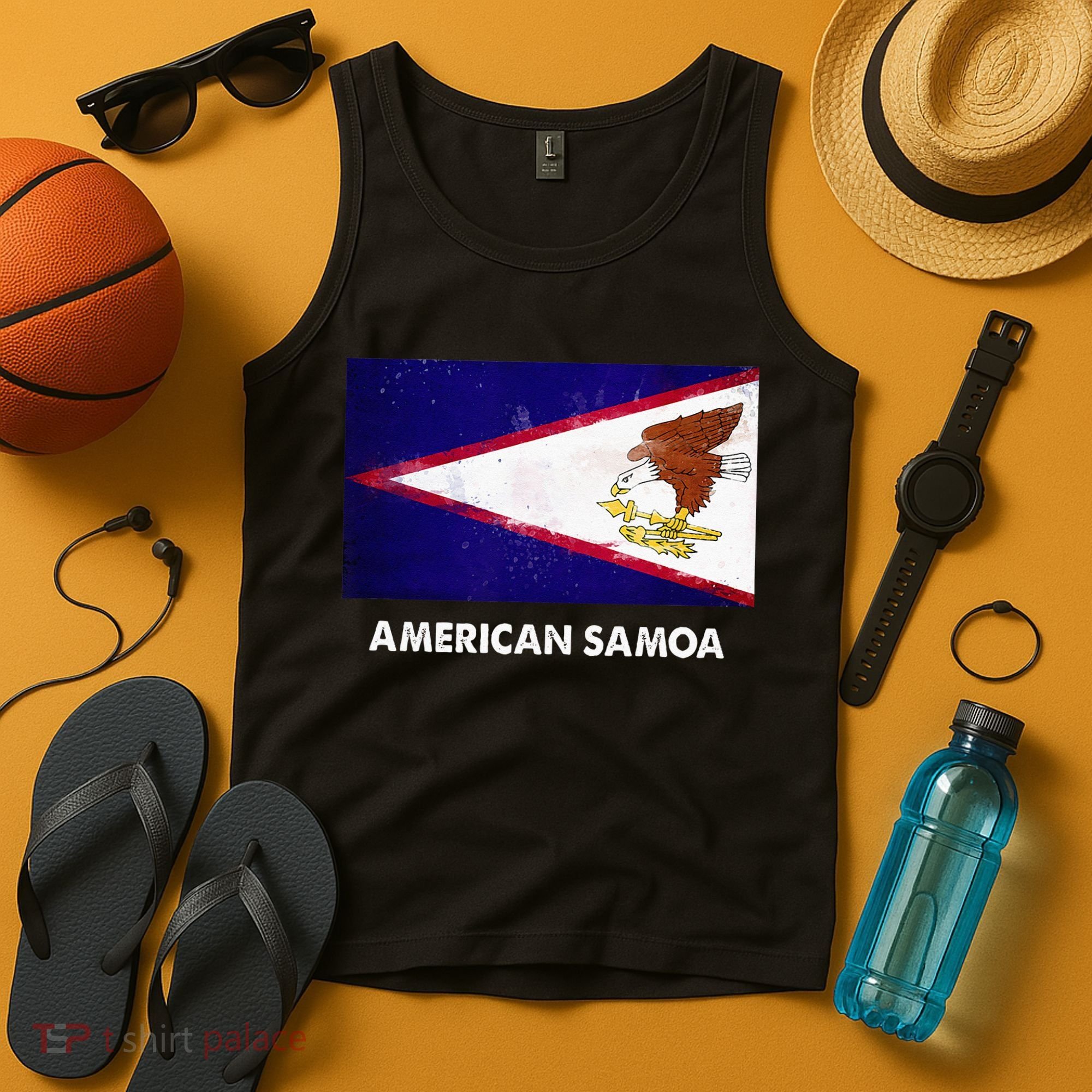American Samoa Flag American Samoan Tank Top