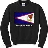 American Samoa Flag American Samoan Kids Sweatshirt thumb 0