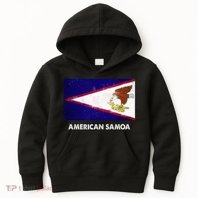 American Samoa Flag American Samoan Kids Hoodie
