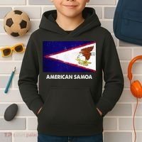 American Samoa Flag American Samoan Kids Hoodie thumb 2