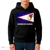 American Samoa Flag American Samoan Kids Hoodie thumb 4