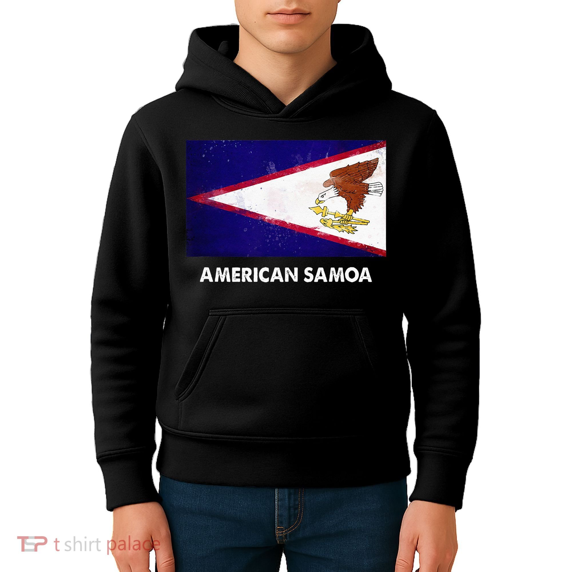 American Samoa Flag American Samoan Kids Hoodie