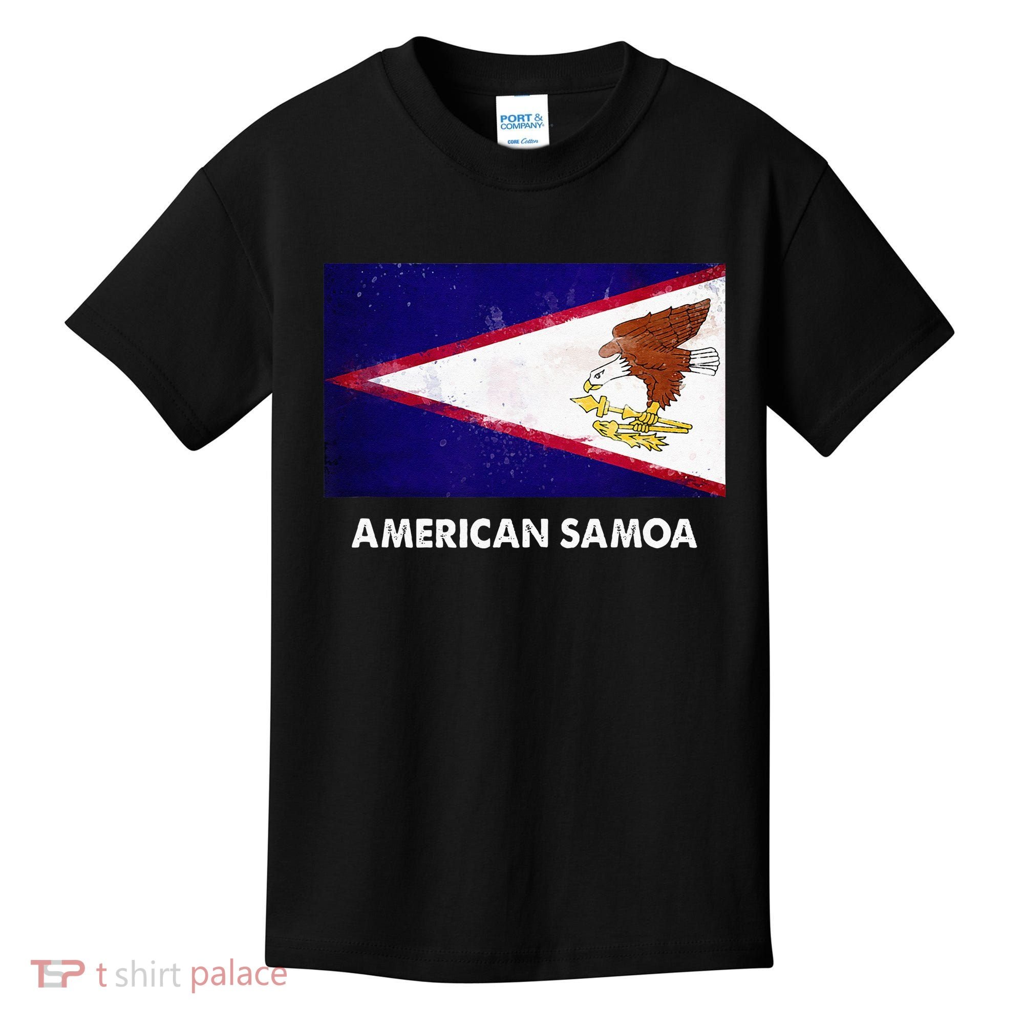 American Samoa Flag American Samoan Kids T-Shirt