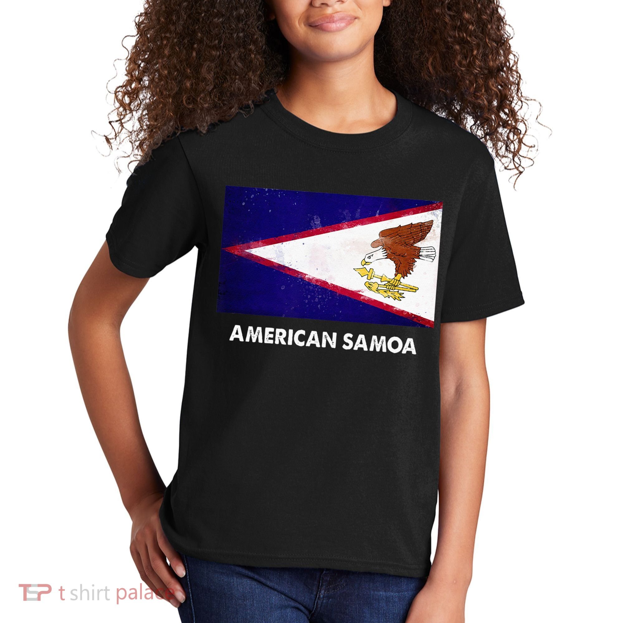 American Samoa Flag American Samoan Kids T-Shirt