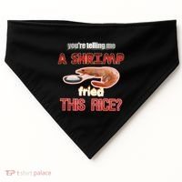 A Shrimp Fried This Rice Tastefully Misinterpreted Dank Meme USA-Made Doggie Bandana thumb 0
