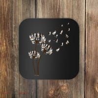 Australian Shepherd Flower Fly Dandelion Funny Dog Lovers Coaster thumb 0