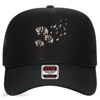 Australian Shepherd Flower Fly Dandelion Funny Dog Lovers Hat thumb 0