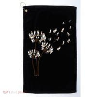 Australian Shepherd Flower Fly Dandelion Funny Dog Lovers Golf Towel thumb 0