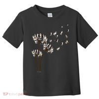 Australian Shepherd Flower Fly Dandelion Funny Dog Lovers Toddler T-Shirt thumb 0