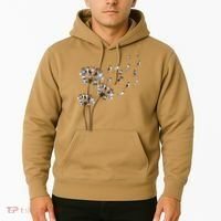 Australian Shepherd Flower Fly Dandelion Funny Dog Lovers Hoodie thumb 2
