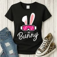 Apres Ski Funny Women Party Outfit Ski Bunny For Wintersport Women's T-Shirt thumb 3