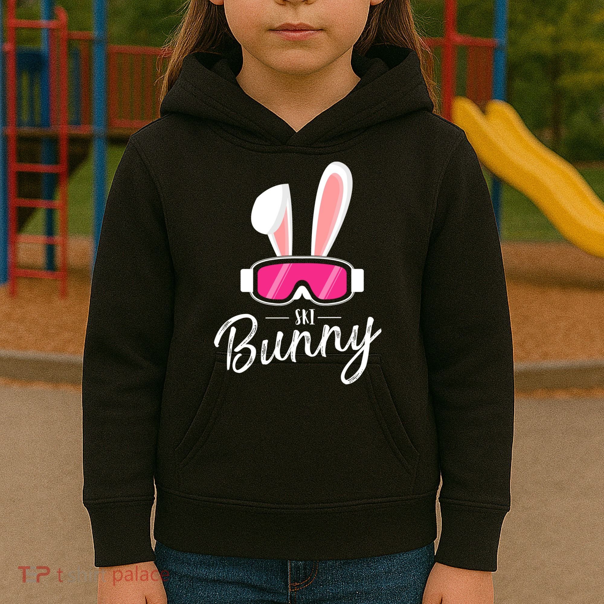 Apres Ski Funny Women Party Outfit Ski Bunny For Wintersport Kids Hoodie