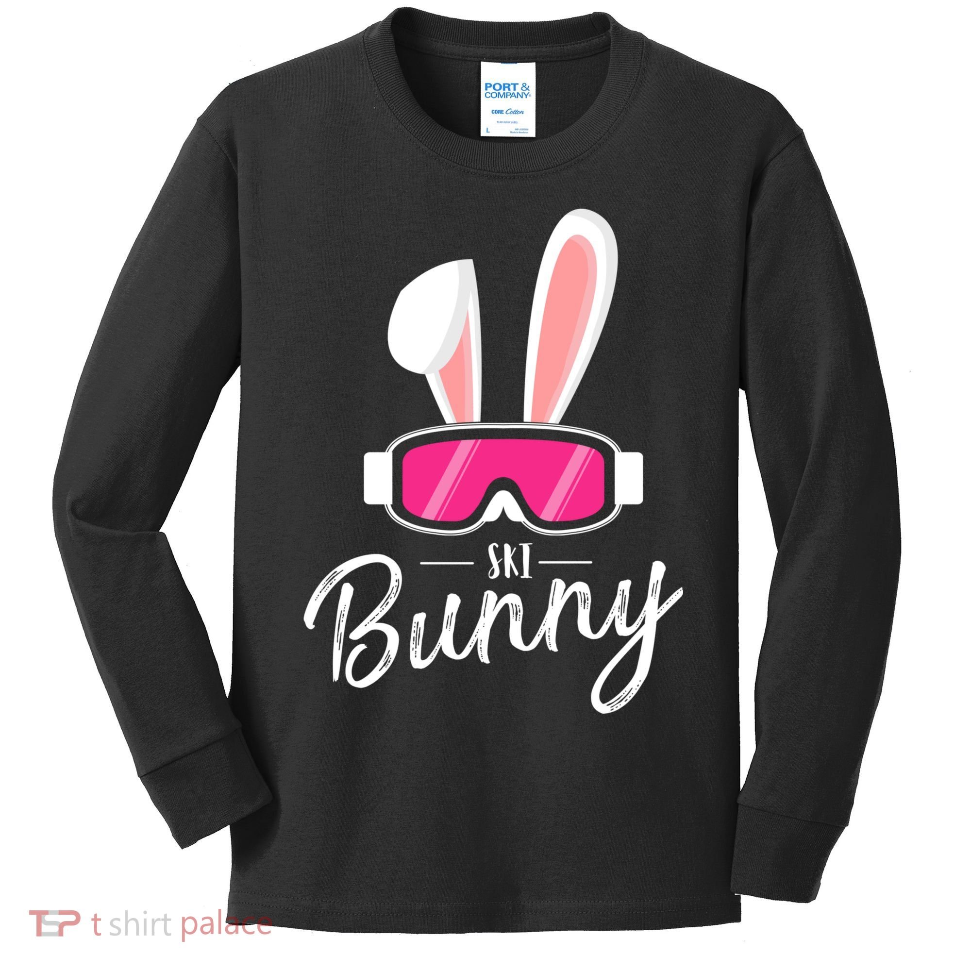 Apres Ski Funny Women Party Outfit Ski Bunny For Wintersport Kids Long Sleeve Shirt