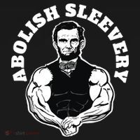 Abolish Sleevery Funny Abraham Lincoln Free The Sleeves Long Sleeve Shirt thumb 2