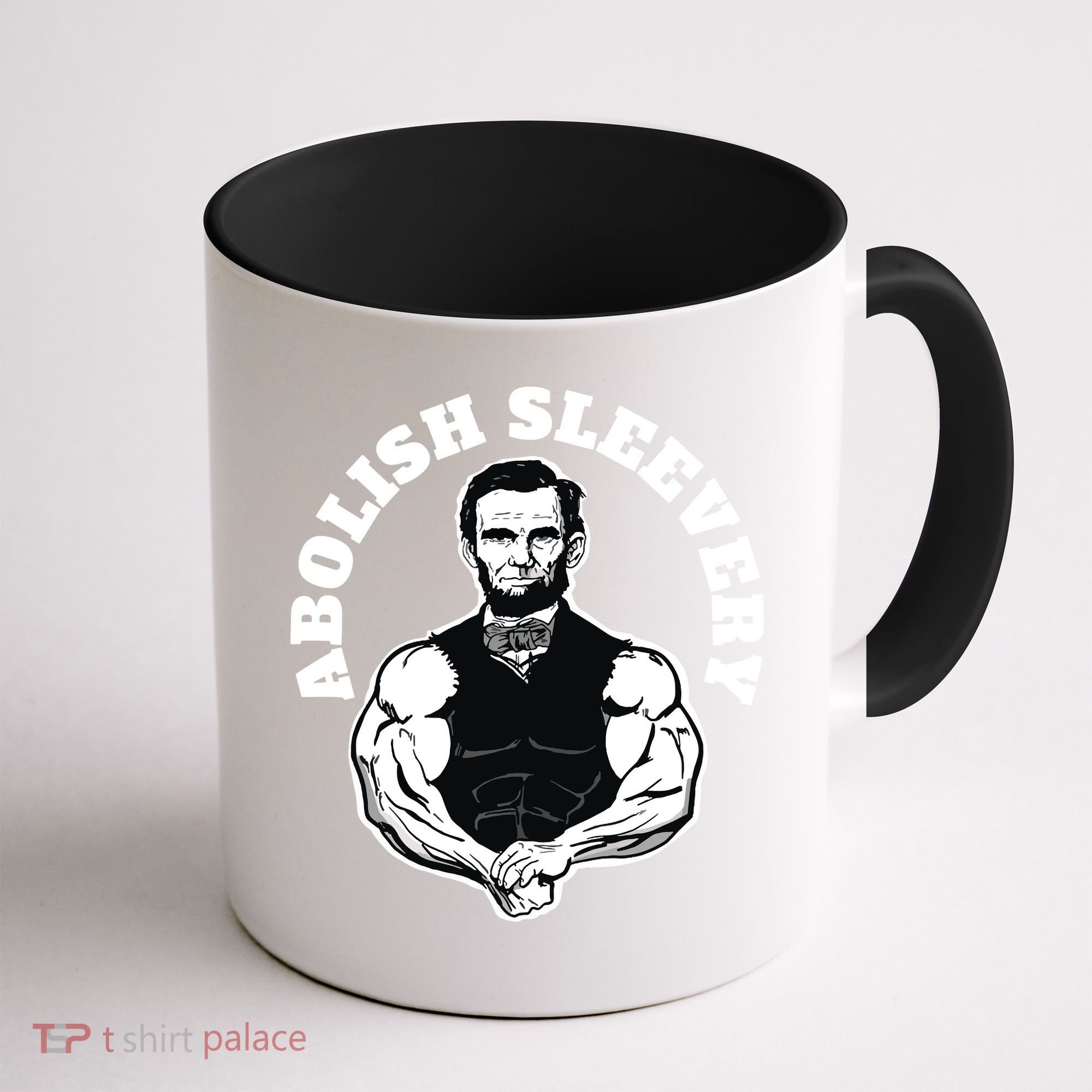 Abolish Sleevery Funny Abraham Lincoln Free The Sleeves Coffee Mug