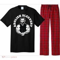 Abolish Sleevery Funny Abraham Lincoln Free The Sleeves Pajama Set thumb 0