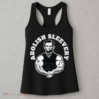 Abolish Sleevery Funny Abraham Lincoln Free The Sleeves Women's Tank Top thumb 3
