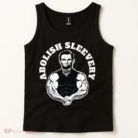 Abolish Sleevery Funny Abraham Lincoln Free The Sleeves Tank Top thumb 2