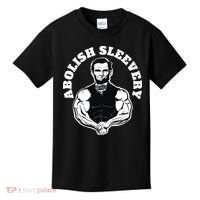 Abolish Sleevery Funny Abraham Lincoln Free The Sleeves Kids T-Shirt thumb 0