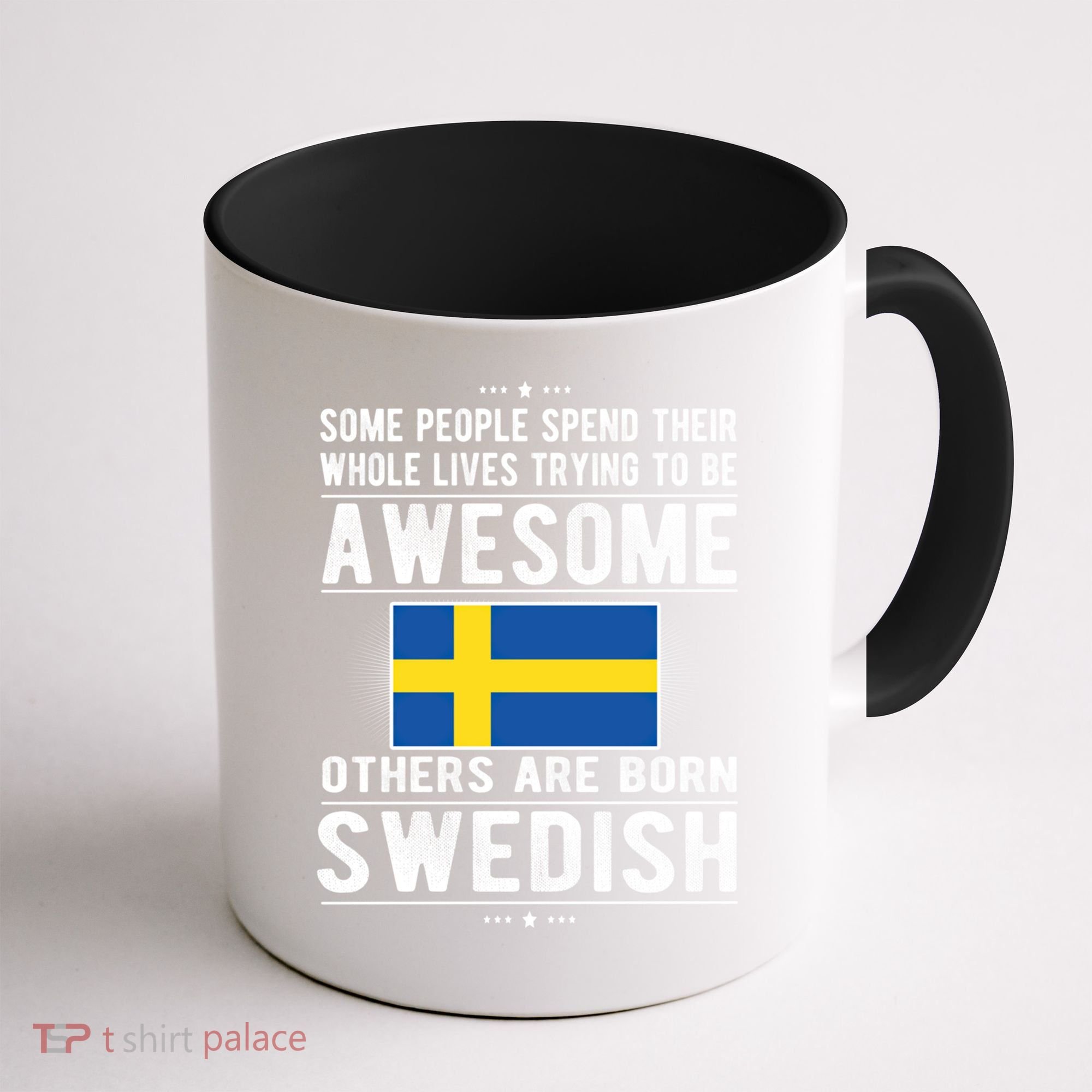 Awesome Swedish Flag Sweden Swedish Roots Gift Coffee Mug