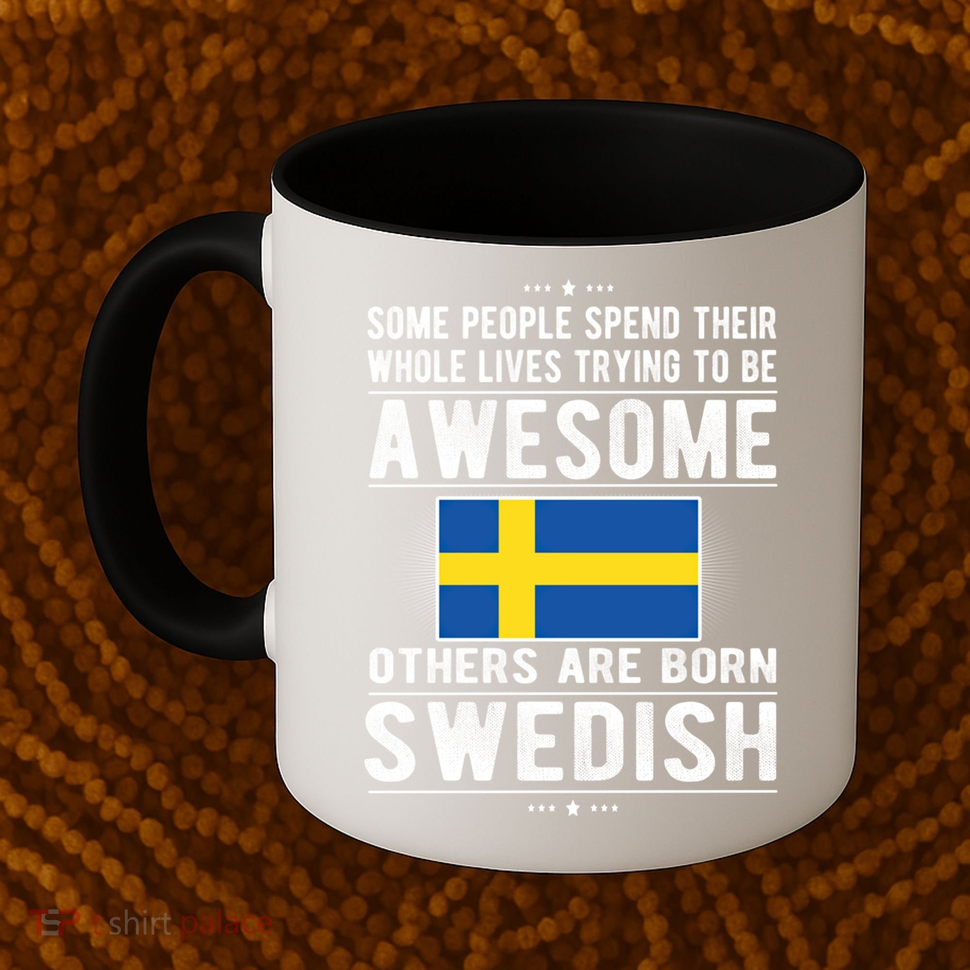 Awesome Swedish Flag Sweden Swedish Roots Gift Coffee Mug