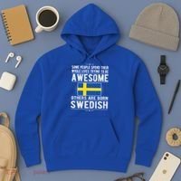 Awesome Swedish Flag Sweden Swedish Roots Gift Hoodie thumb 3