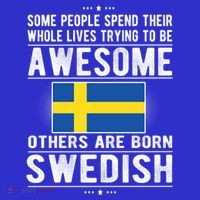 Awesome Swedish Flag Sweden Swedish Roots Gift Visor thumb 3