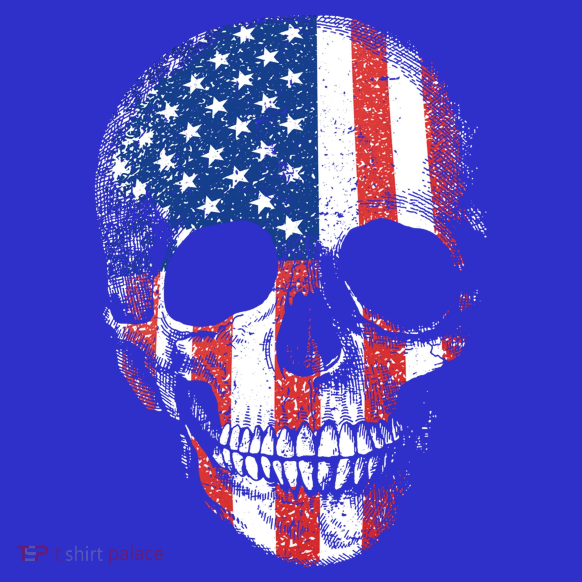 American Skull Flag Usa Patriotic 4th Of July Gift Sweatshirt