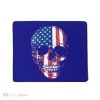 American Skull Flag Usa Patriotic 4th Of July Gift Mousepad thumb 0