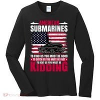 American Submarines Funny Must Be Good Fast Kidding Women's Long Sleeve Shirt thumb 0