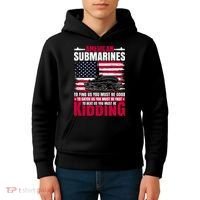 American Submarines Funny Must Be Good Fast Kidding Kids Hoodie thumb 4