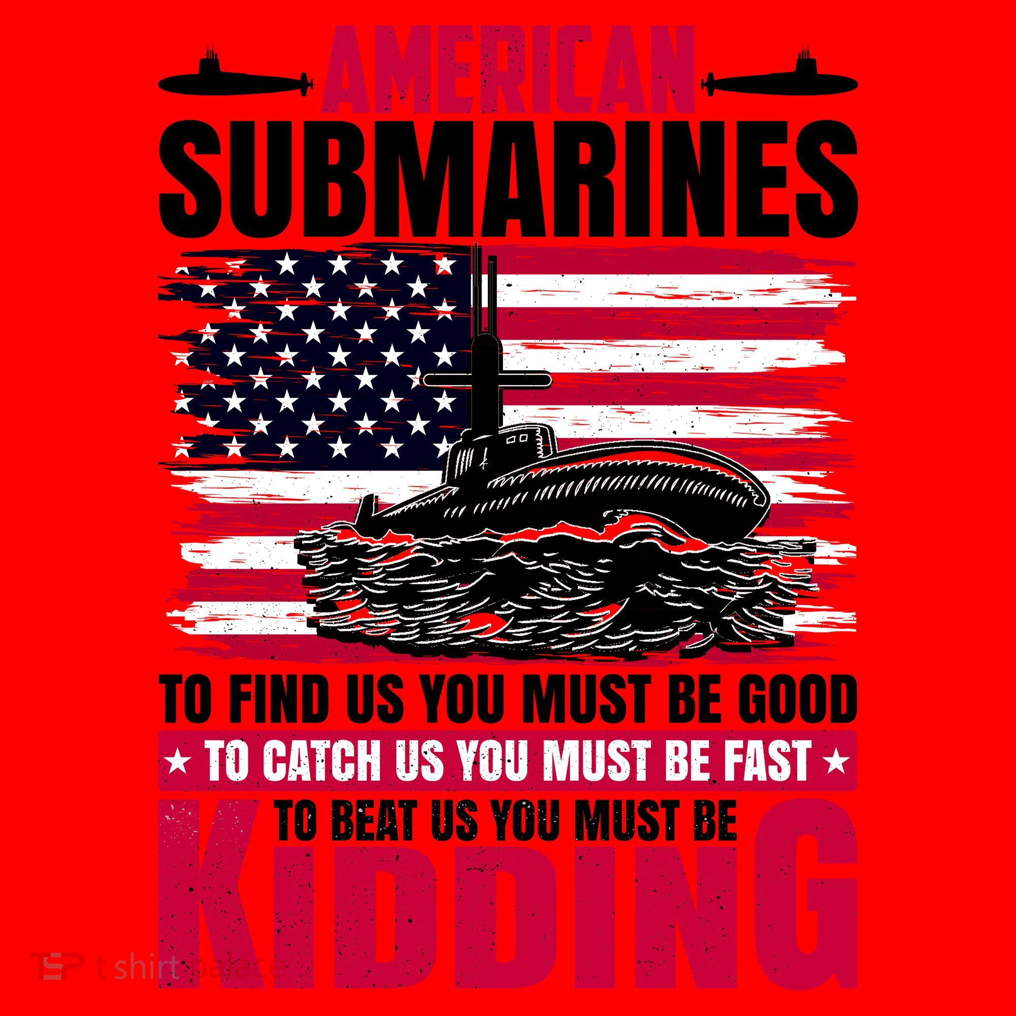 American Submarines Funny Must Be Good Fast Kidding Santa Hat