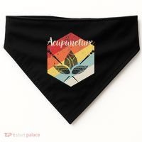 American Softball Flag Players And Bat USA-Made Doggie Bandana thumb 0