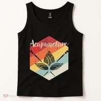 American Softball Flag Players And Bat Tank Top thumb 2