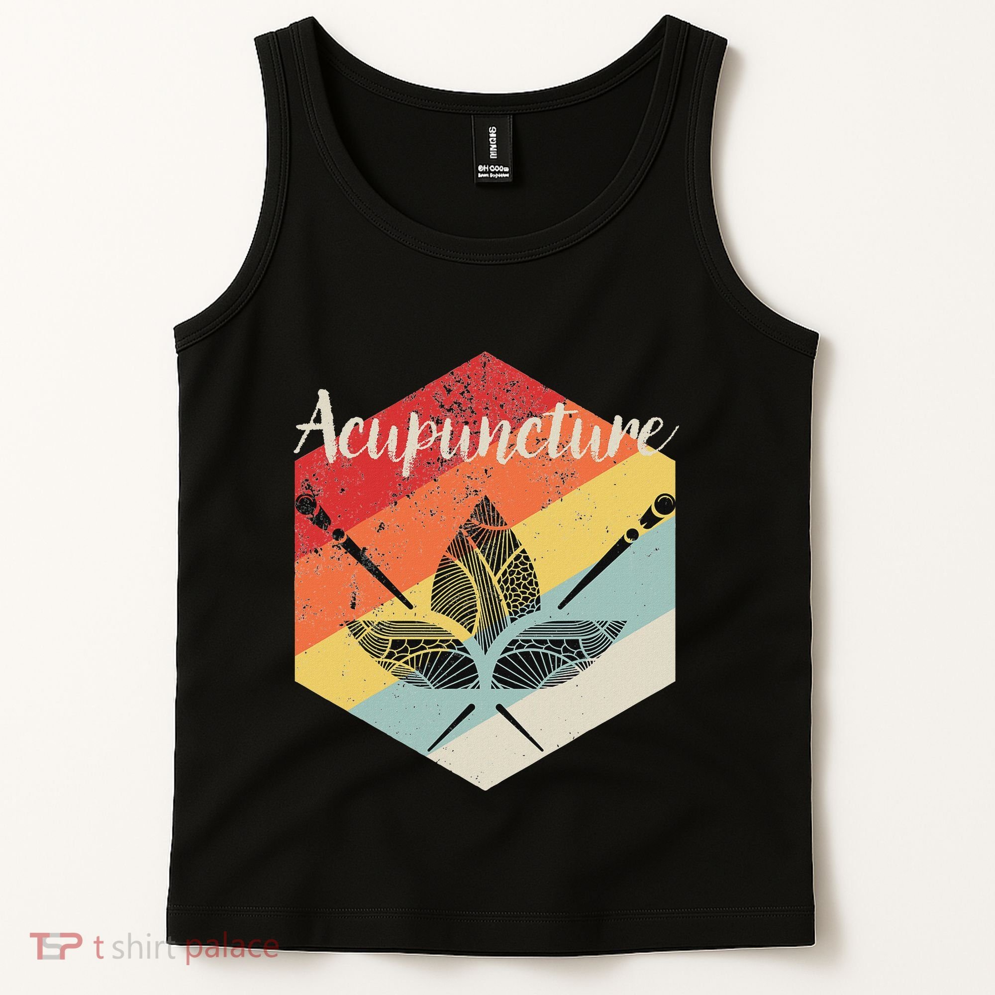 American Softball Flag Players And Bat Tank Top